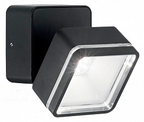 Светильник на штанге Ideal Lux Omega Square OMEGA AP SQUARE NERO 4000K