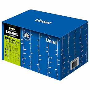 Занавес световой Uniel ULD-C2030 ULD-C2030-240/TWK WARM WHITE IP67