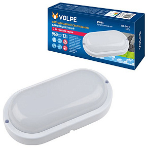 Накладной светильник Volpe ULW-Q2 ULW-Q215 12W/6500K SENSOR IP65 WHITE