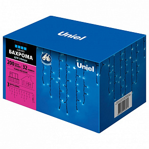 Бахрома световая Uniel ULD-B3010 ULD-B3010-200/TBK BLUE IP67