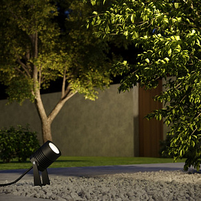 Наземный низкий светильник Elektrostandard Landscape Landscape LED черный (043 FL LED)