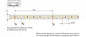 Лента светодиодная Arlight RTW герметичная 13584