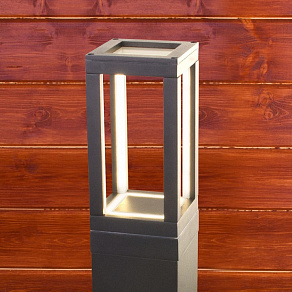 Наземный низкий светильник Elektrostandard Frame 1529 TECHNO LED серый