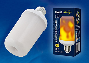 Лампа светодиодная Uniel Flame E27 6Вт K UL-00003360