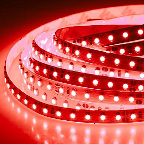 Лента светодиодная Arlight RT 2-5000 24V Red 2х (3528, 600 LED, LUX) 008781(B)