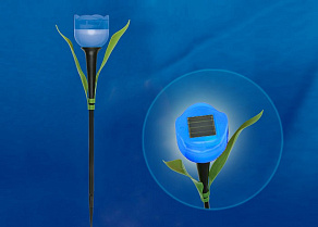 Наземный низкий светильник Uniel Tulip USL-C-454/PT305 BLUE TULIP