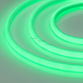 Лента светодиодная Arlight RTW-2835-180 24V Green (14.4W/m, High temp) 026164